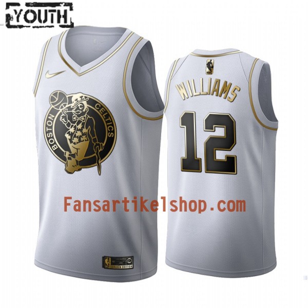 NBA Boston Celtics Trikot Grant Williams 12 Nike 2019-2020 Weiß Golden Edition Swingman - Kinder